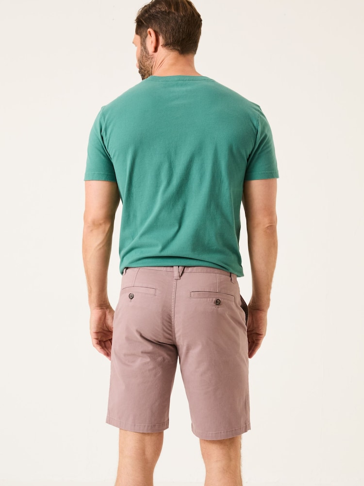 Fat Face Mawes Purple Chino Shorts