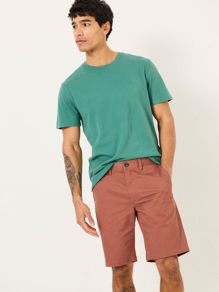 Fat Face Mawes Rust Brown Chino Shorts