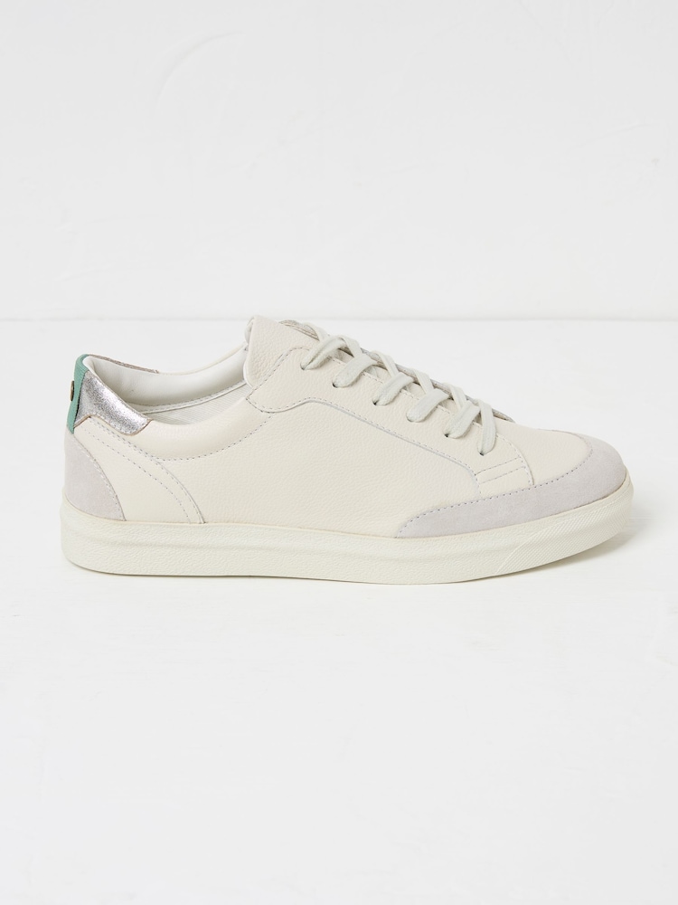 Fat Face Meri White Skater Trainer