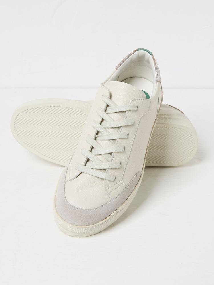 Fat Face Meri White Skater Trainer