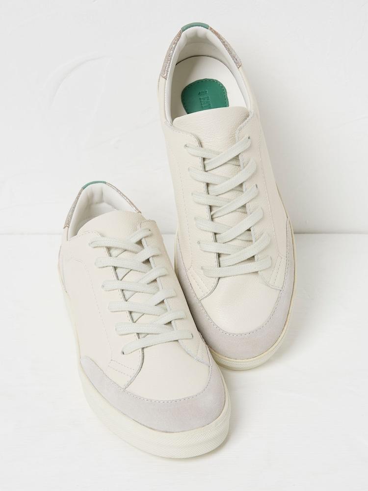 fat face Meri White Skater Trainer