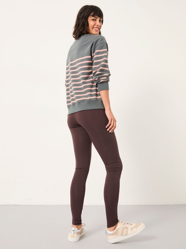 Fat Face Meribel Brown High Rise Legging
