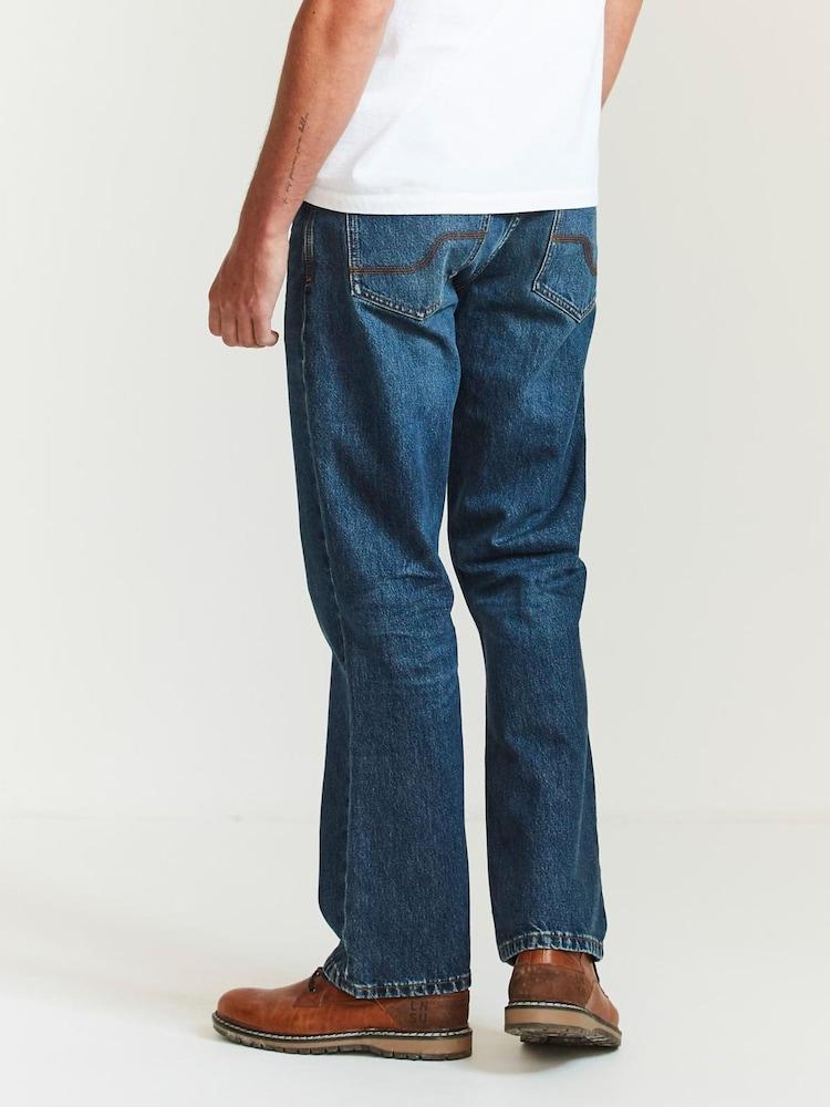 Fat Face Mid Wash Bootcut Jeans