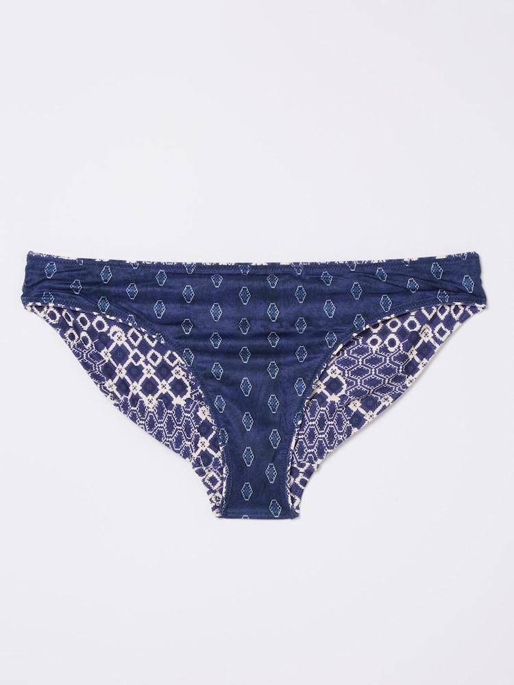 fat face Mila Blue Patchwork Geo Bikini Bottoms