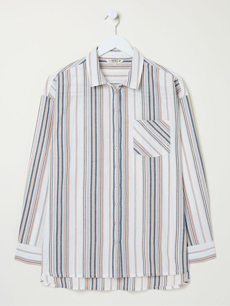 fat face Multi 100% Cotton Carolin Stripe Shirt