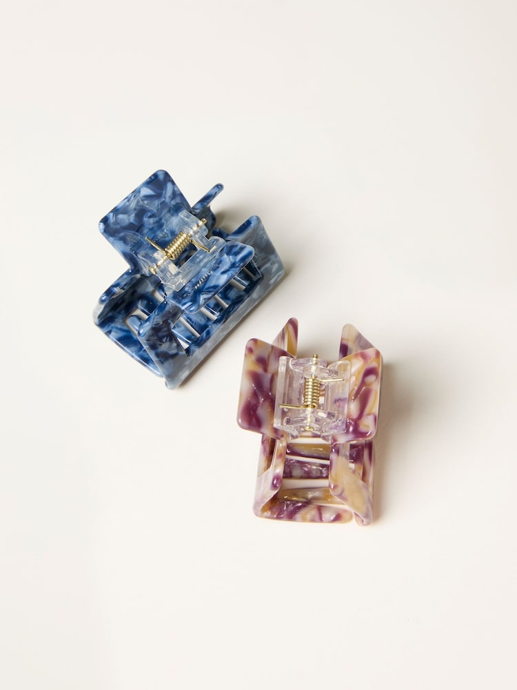 Fat Face Multi 2 Pack Claw Clips