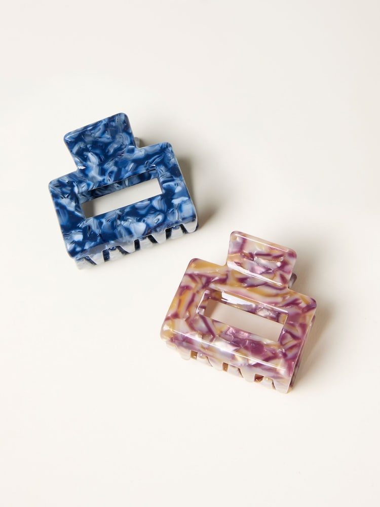 fat face Multi 2 Pack Claw Clips