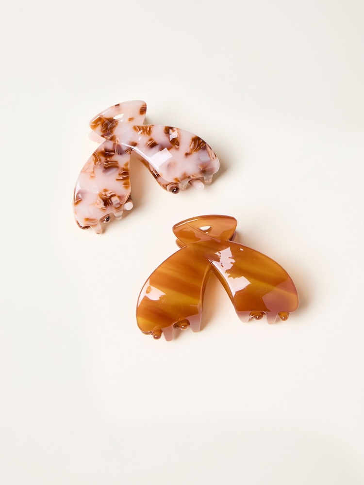 Fat Face Multi 2 Pack Resin Clips