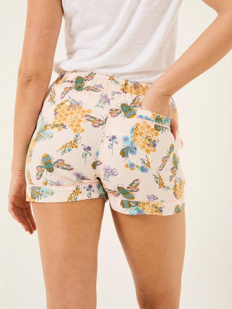 Fat Face Multi Betty Bee Pyjama Shorts