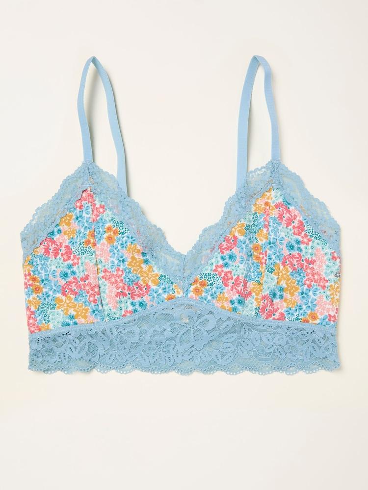Fat Face Multi Busy Floral Bralette