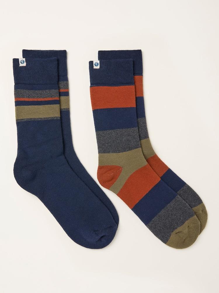 fat face Multi Colour 2 Pairs of Thermal Socks