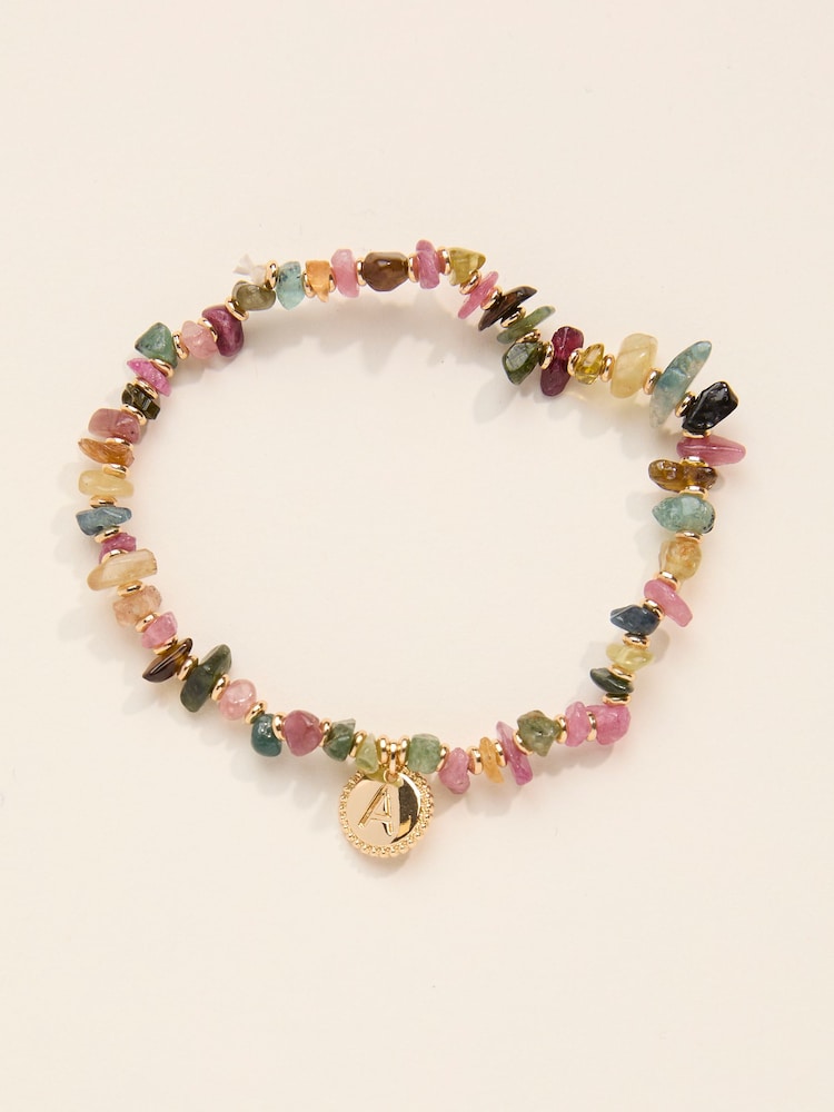 fat face Multi Colour Alphabet Bracelet