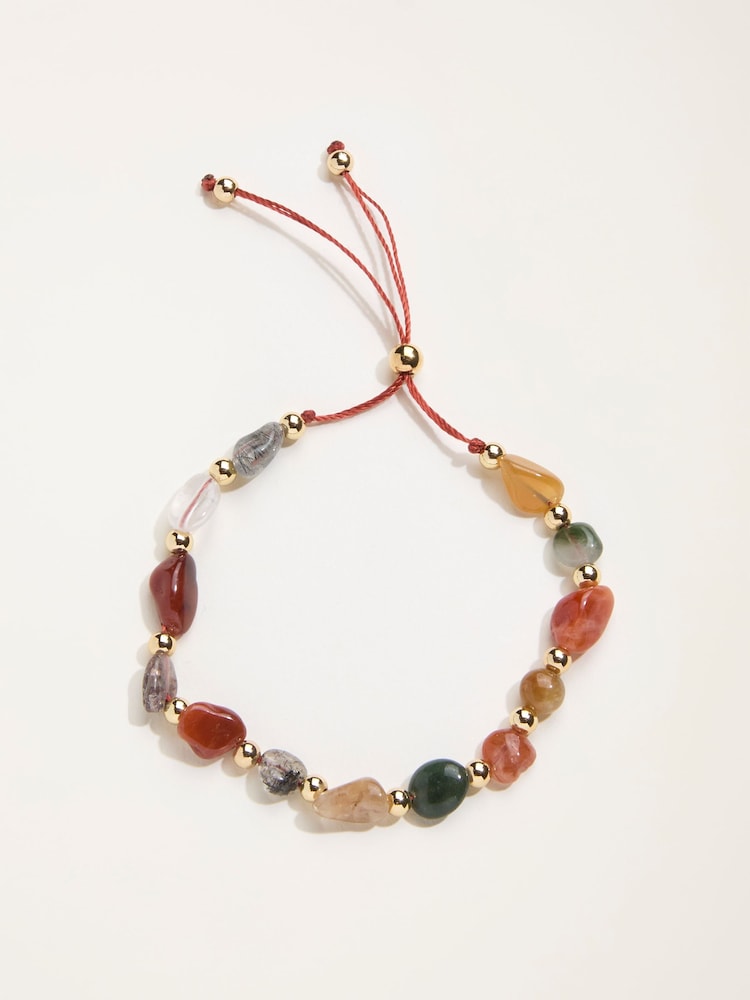 Fat Face Multi Colour Bead Bracelet