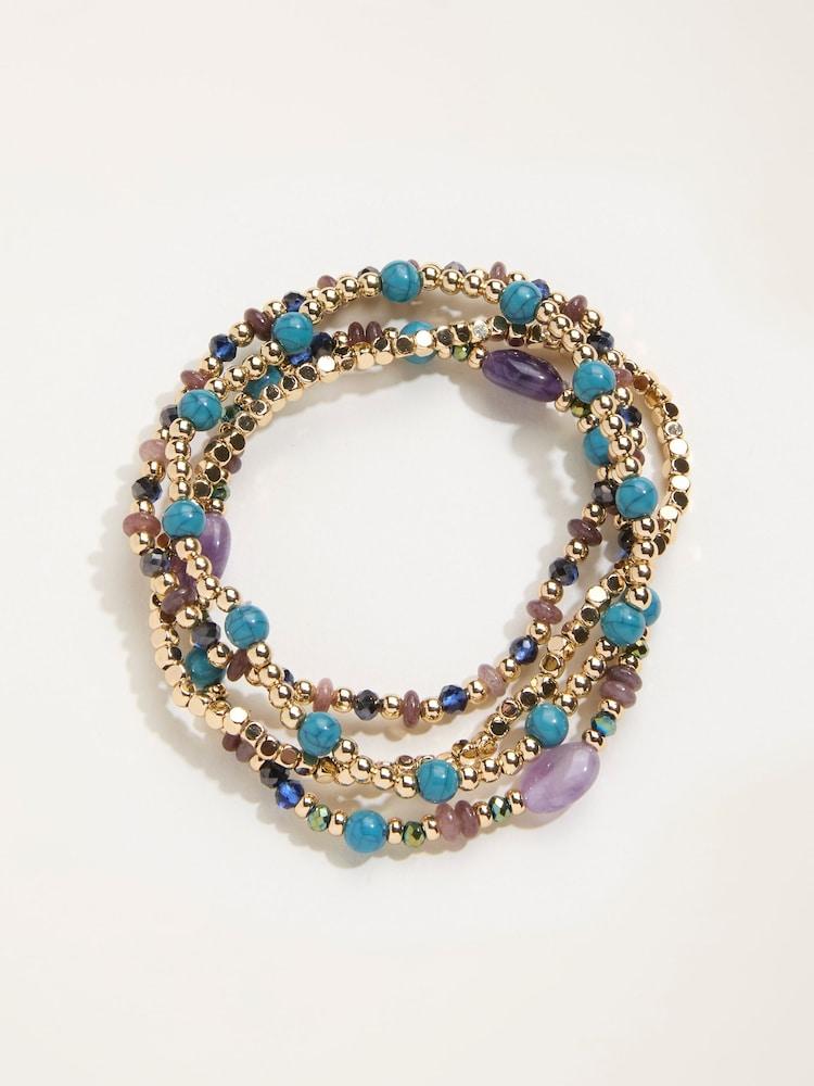 Fat Face Multi Colour Multi Stretch Braclets