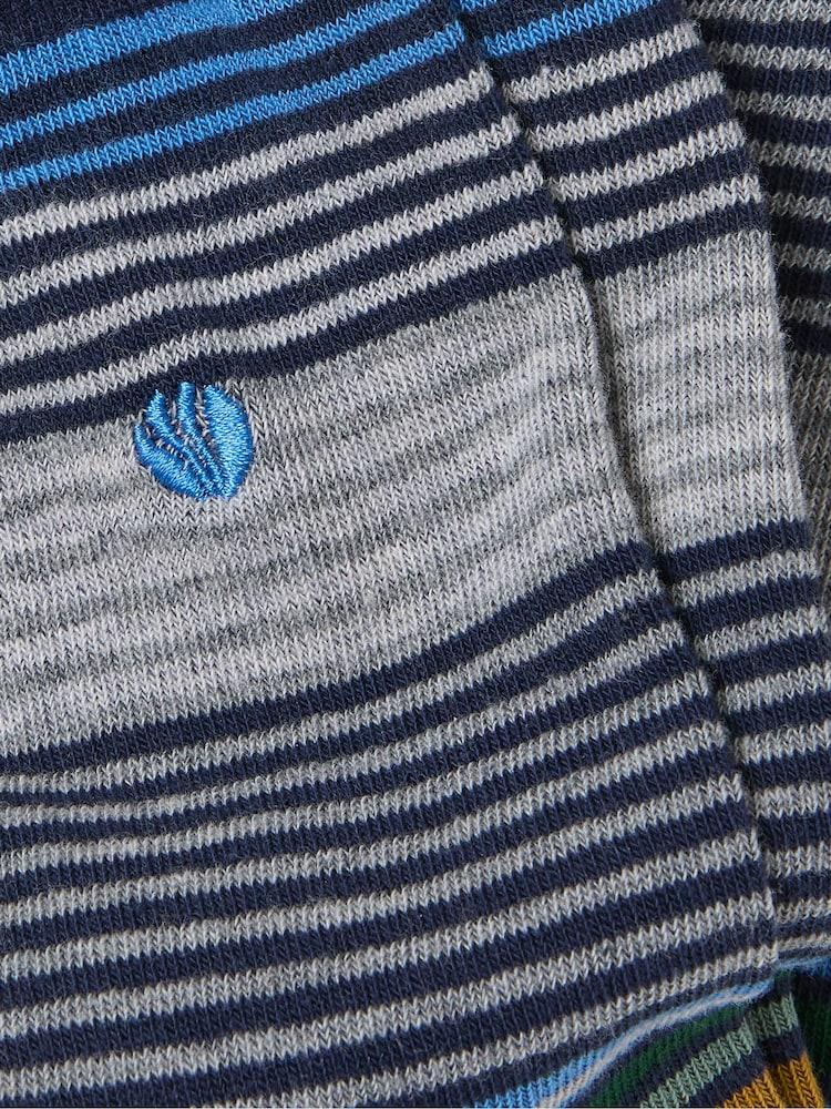 Fat Face Multi Colour Striped Socks