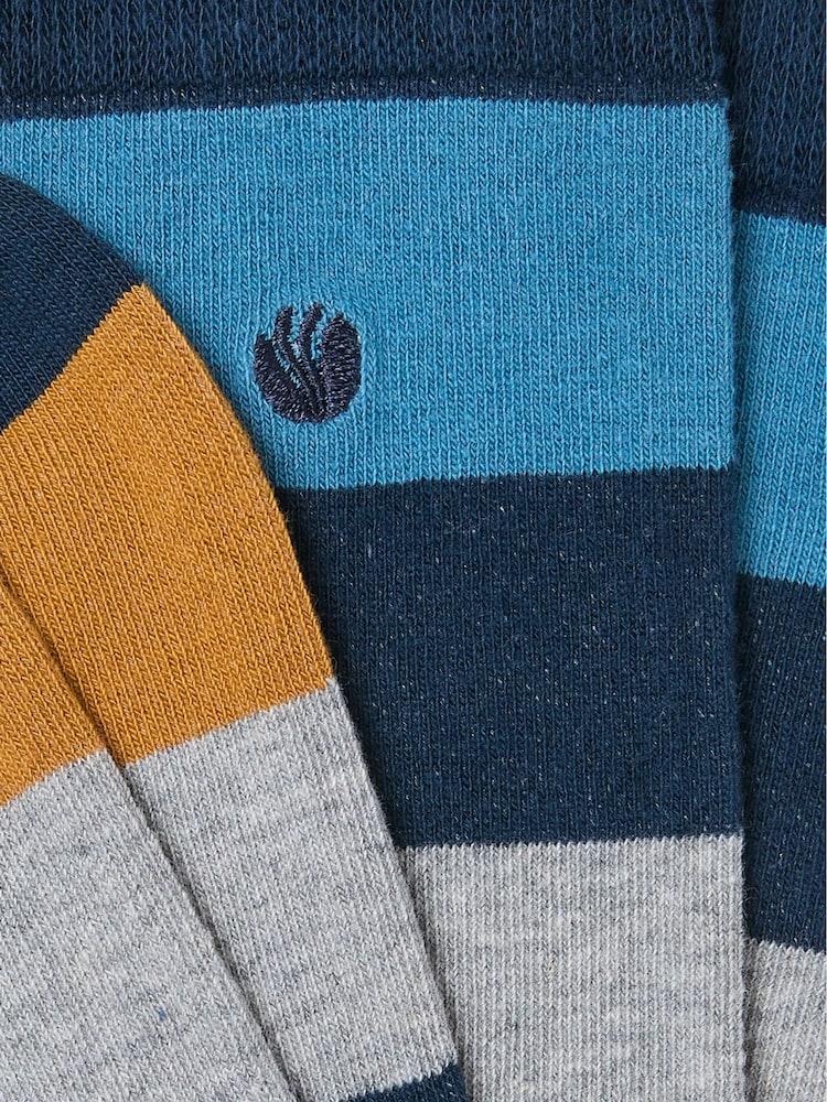 fat face Multi Colour Striped Socks