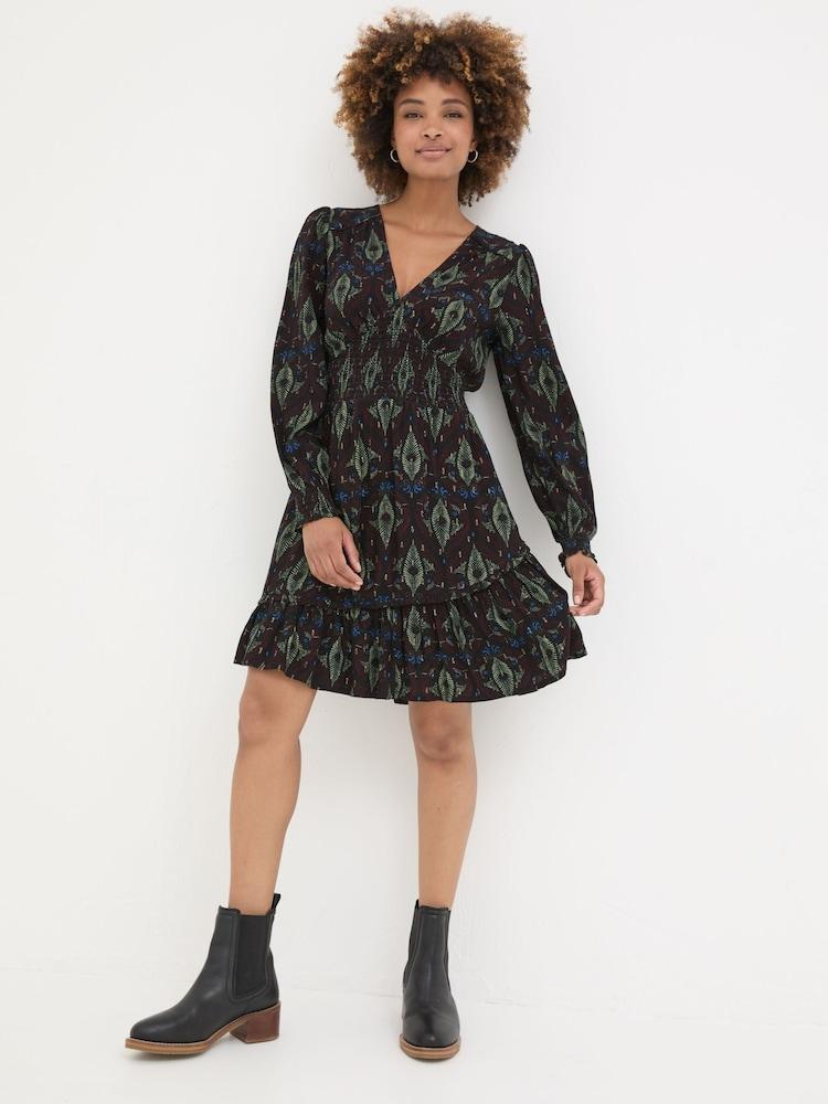 Fat Face Multi Farah Decorative Dress