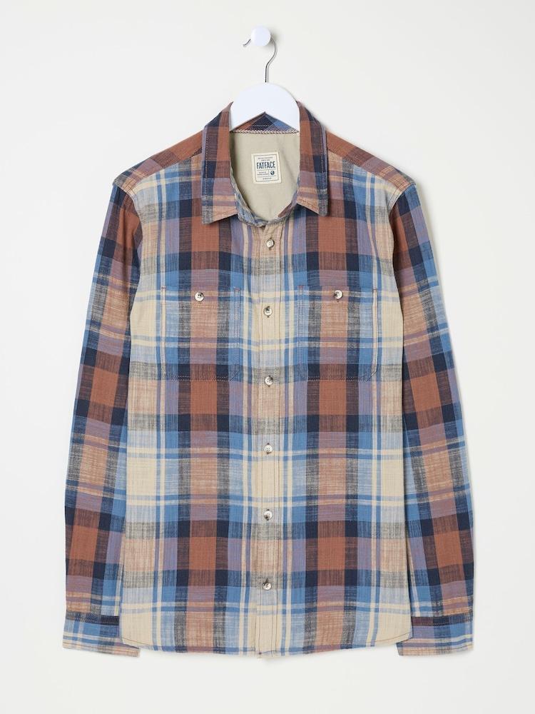 fat face Multi Hythe Long Sleeve Check Shirt