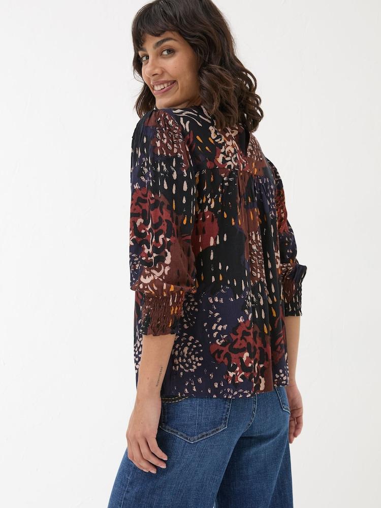 Fat Face Multi Shelly Animal Blouse