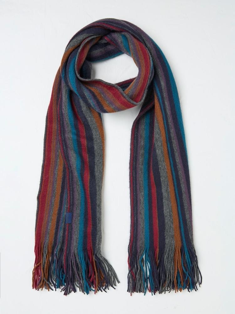 Fat Face Multi Stripe Scarf