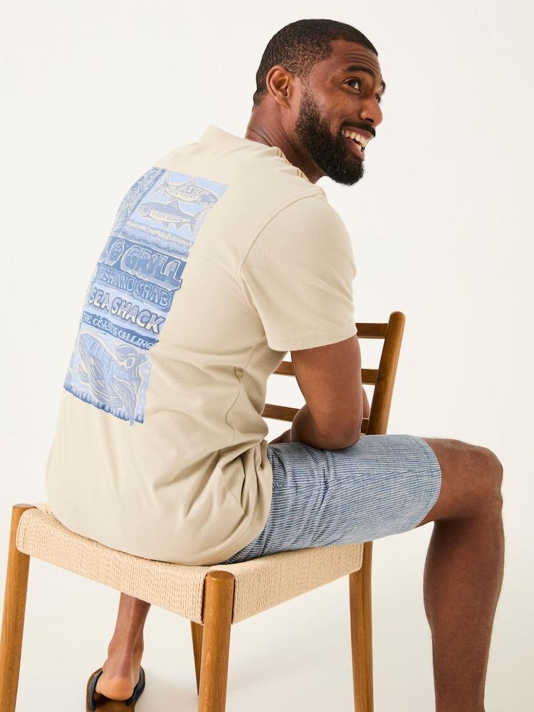 Fat Face Natural Gill And Grill Tshirt