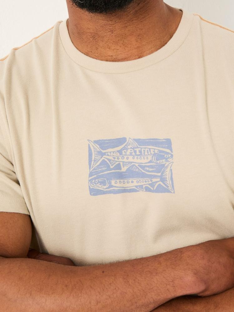 fat face Natural Gill and Grill Tshirt