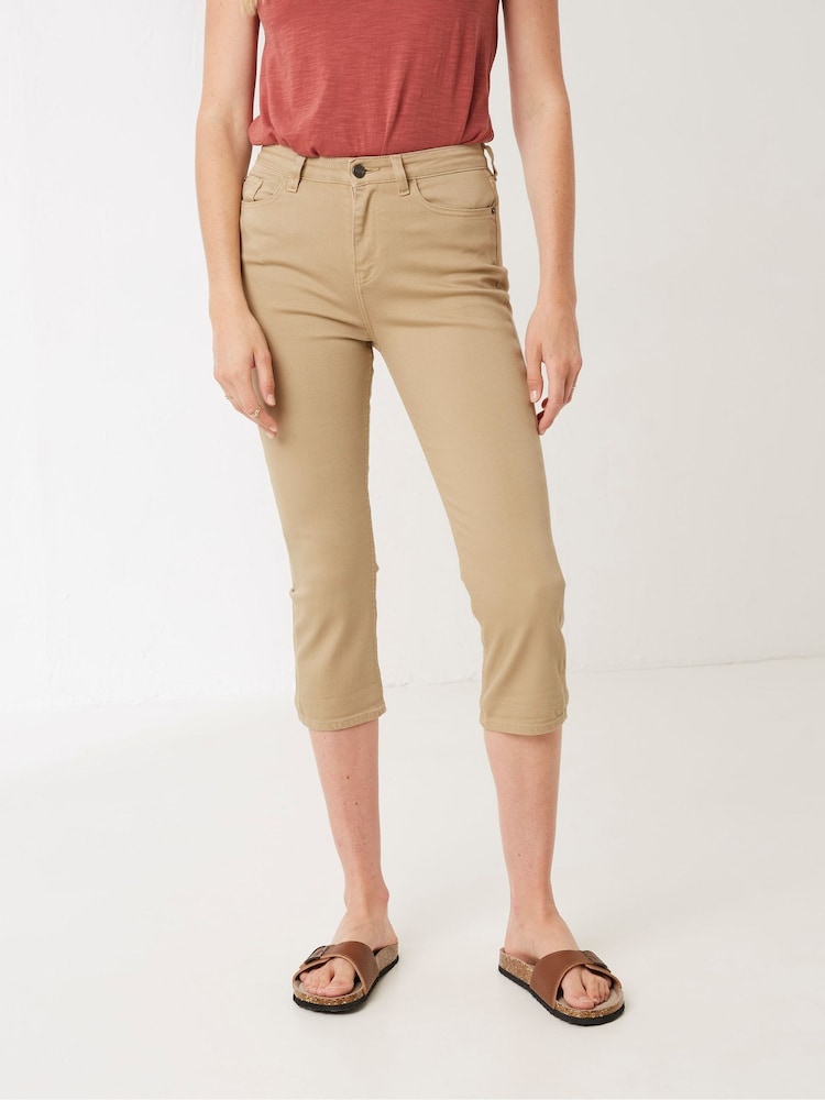 Fat Face Natural Hamble Capri Jeans