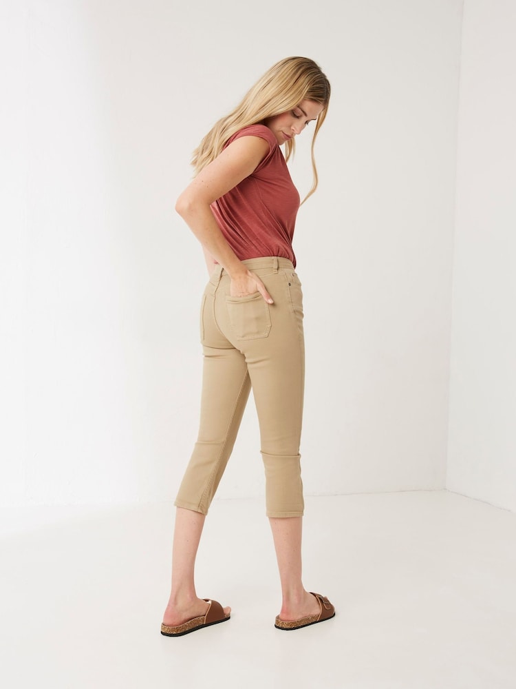 Fat Face Natural Hamble Capri Jeans