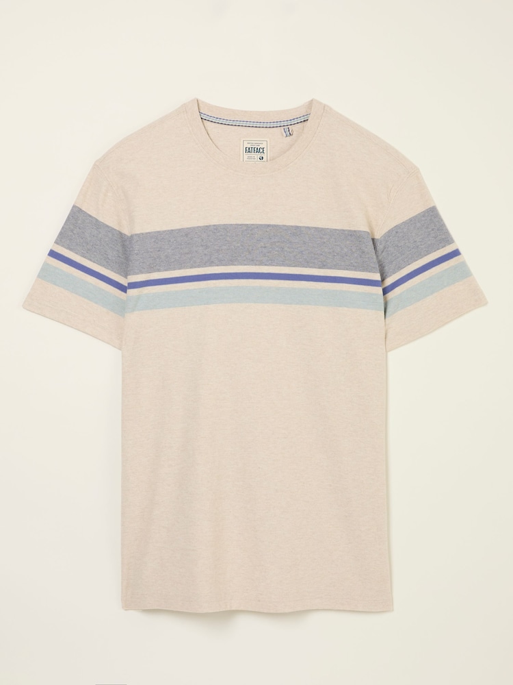 fat face Natural Kiln Chest Stripe Tee