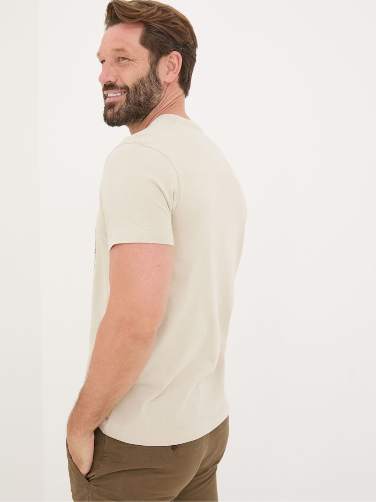 Fat Face Natural Mountains Calling T-Shirt