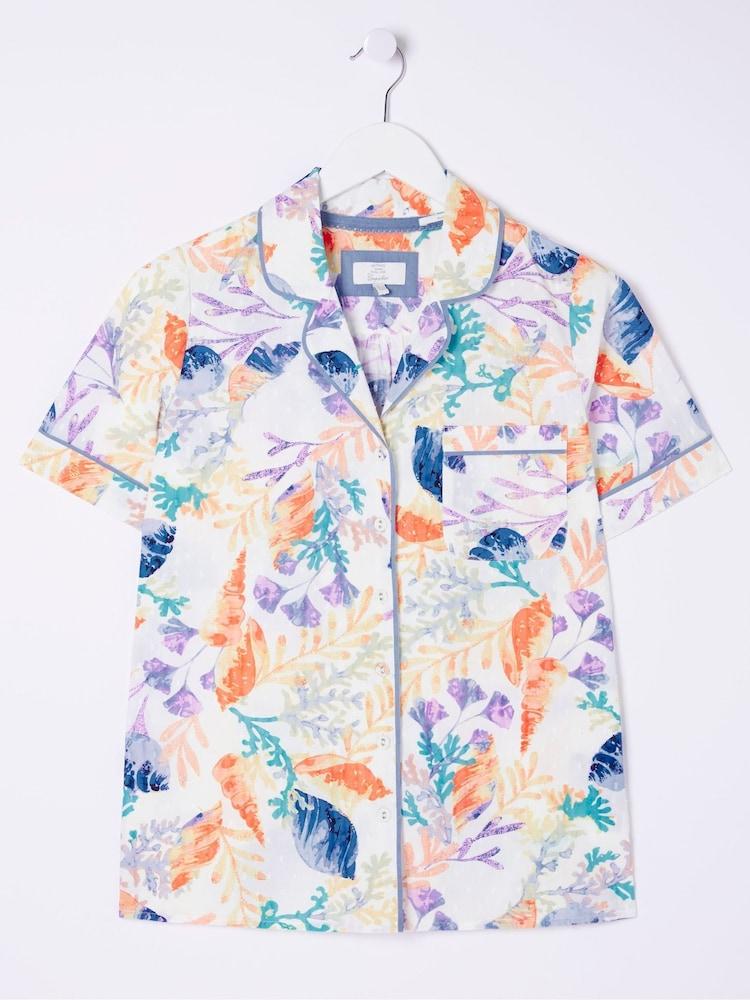 fat face Natural Ocean Shell Shirt