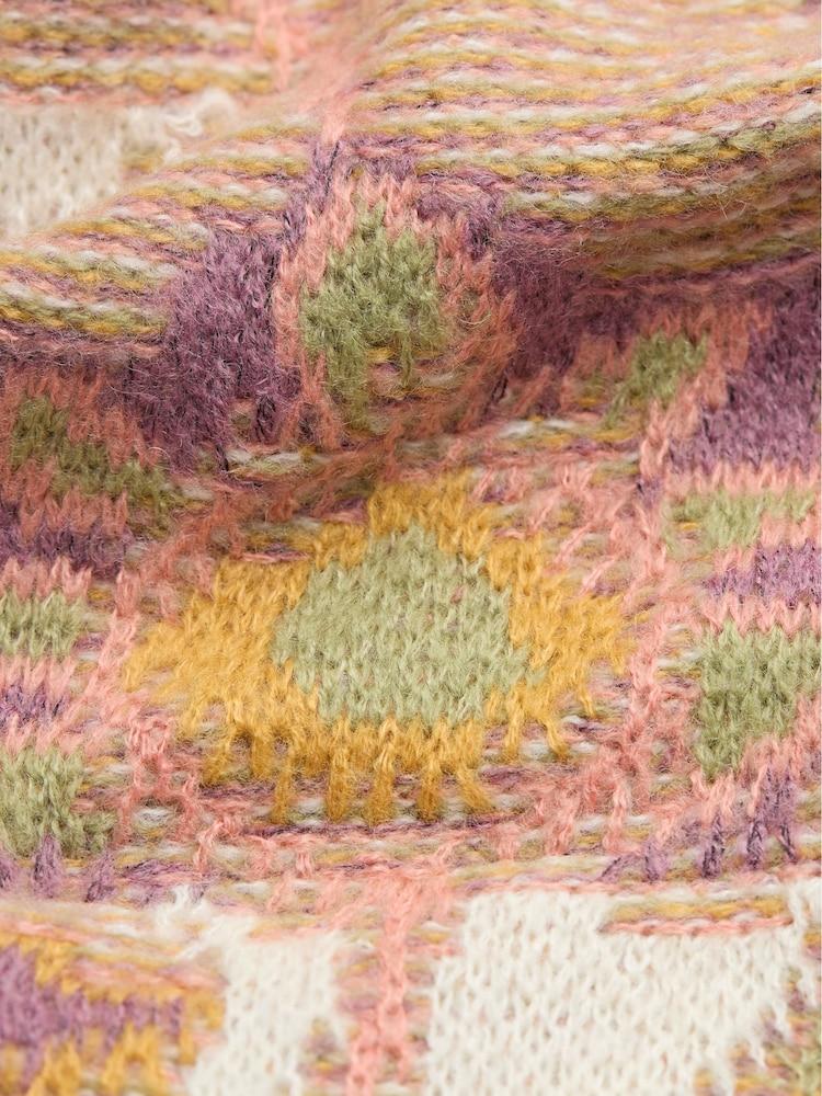 fat face Natural Wilding Knitted Pattern Jumper
