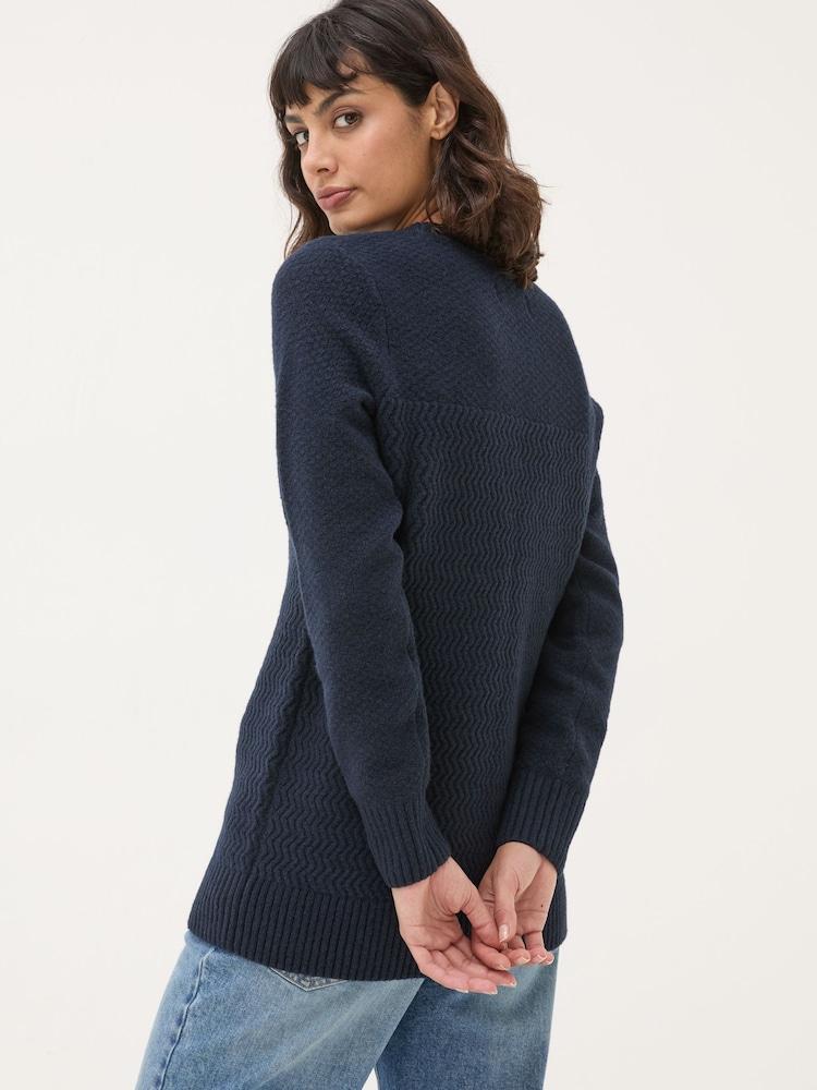 Fat Face Navy Amelia Tunic