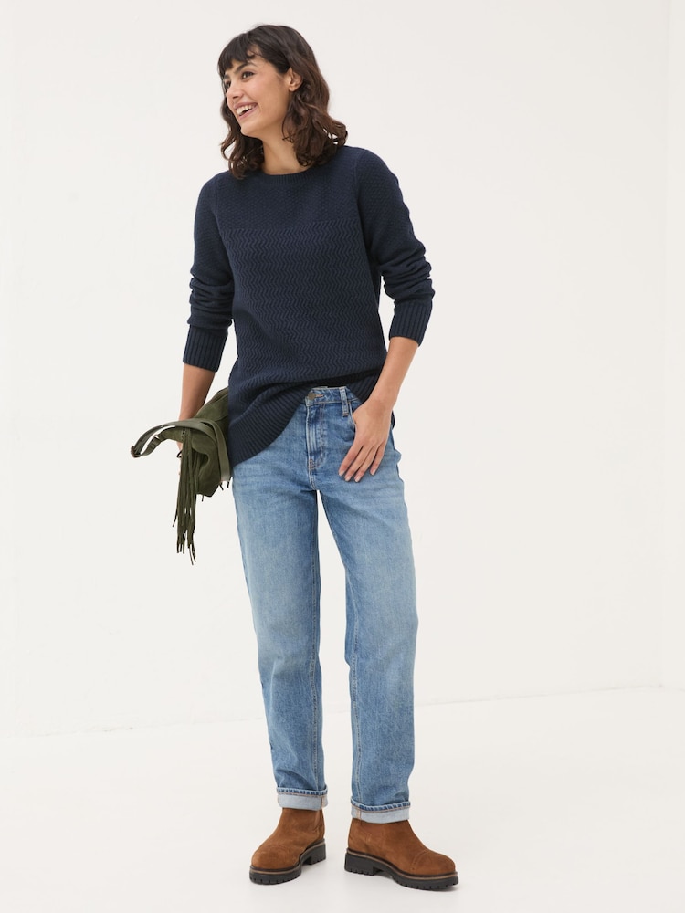 Fat Face Navy Amelia Tunic