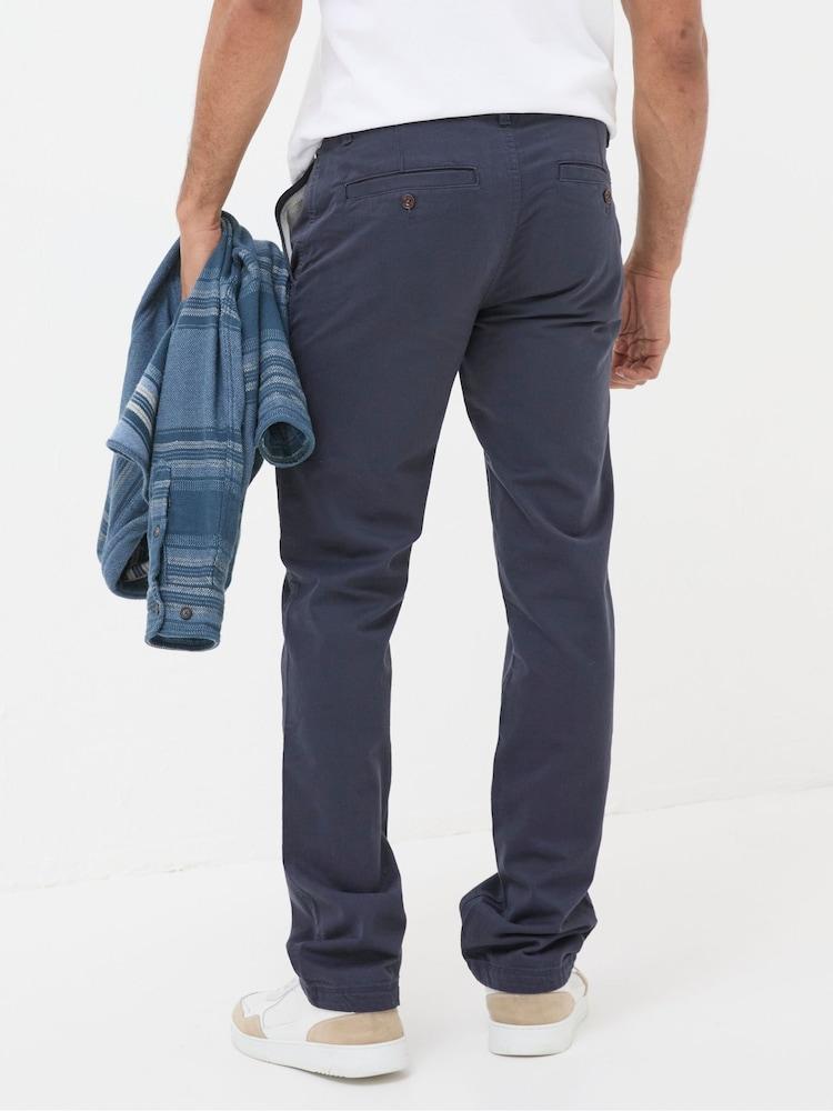 Fat Face Navy Blue Modern Coastal Chinos