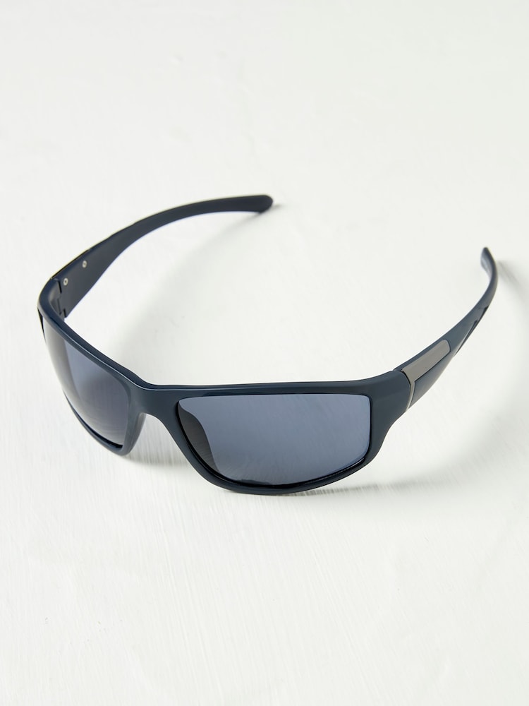 fat face Navy Blue Wade Wrap Sunglasses