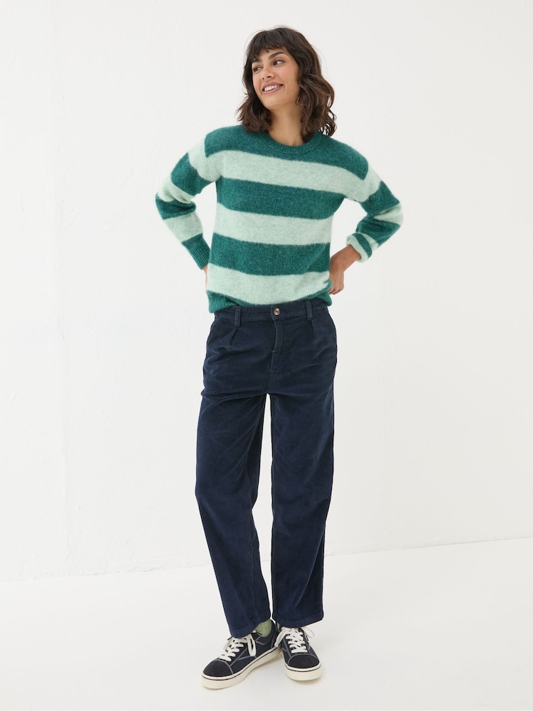 Fat Face Navy Cinnamon Cord Trousers