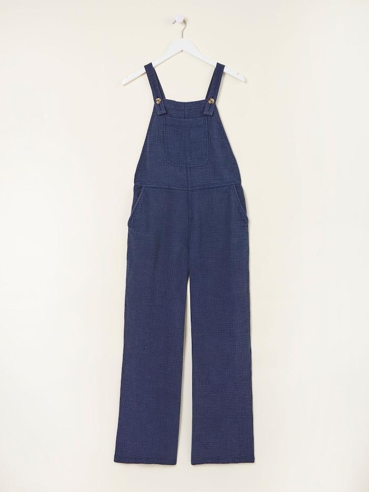 fat face Navy Doubles Jumpsuit