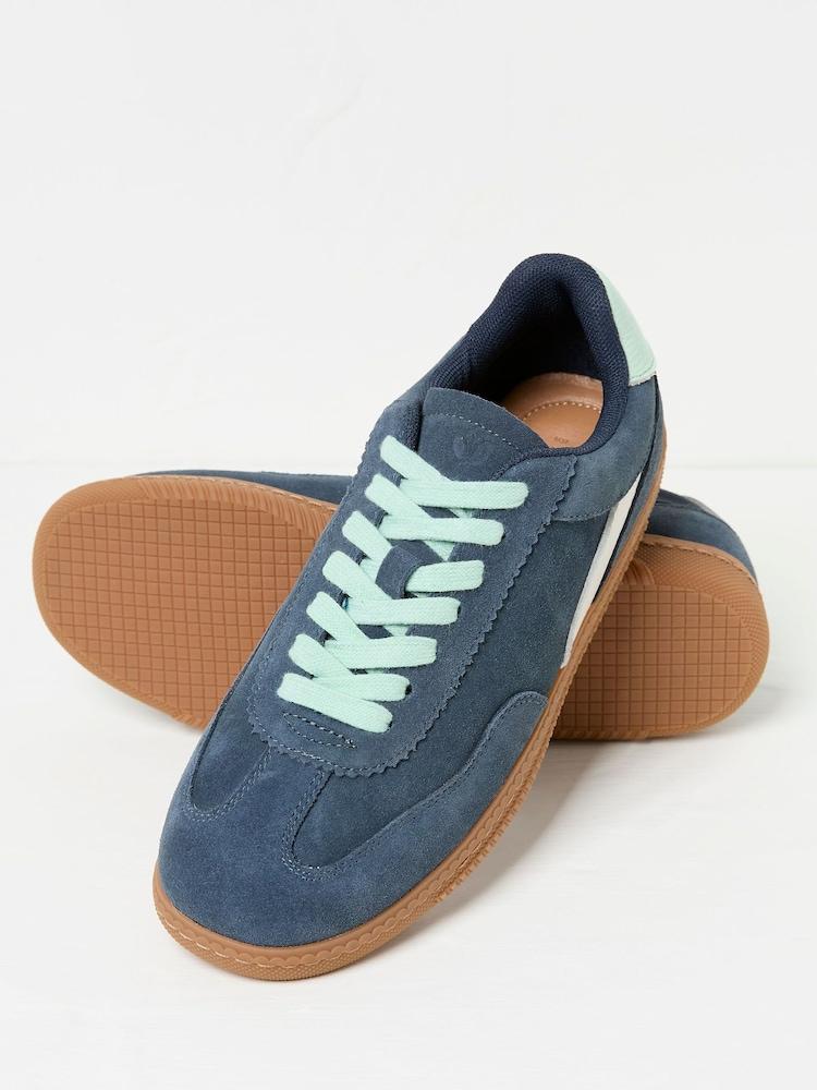 fat face Navy Fia Retro Trainer