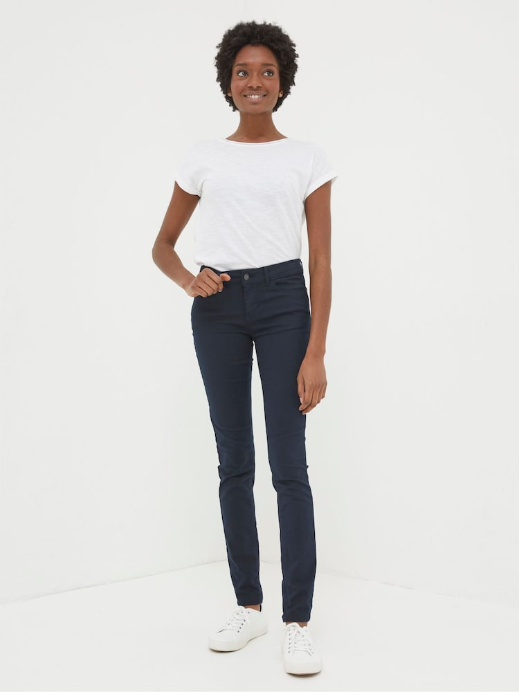 Fat Face Navy Five Pocket Jeggings