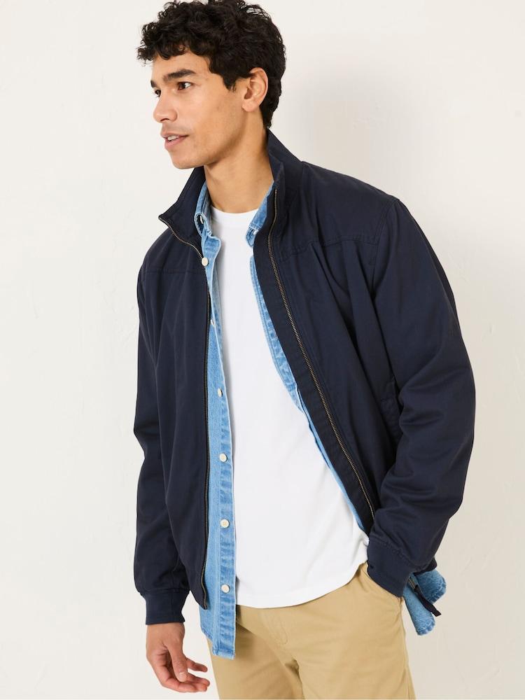 Fat Face Navy Harrington Jacket