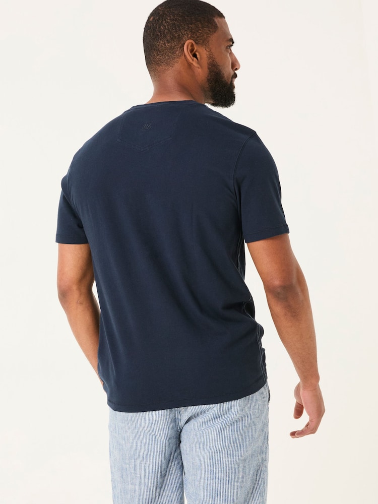 Fat Face Navy Lions Tour Graphic Tshirt