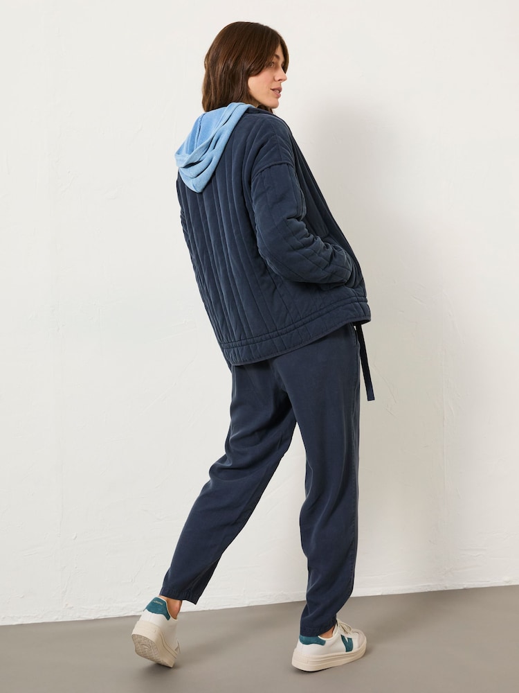 Fat Face Navy Mabel Quilted Jacket