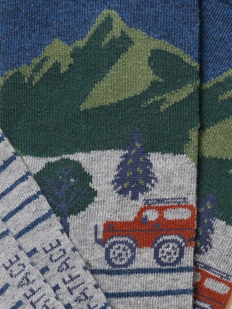 fat face Navy Off Roader Socks