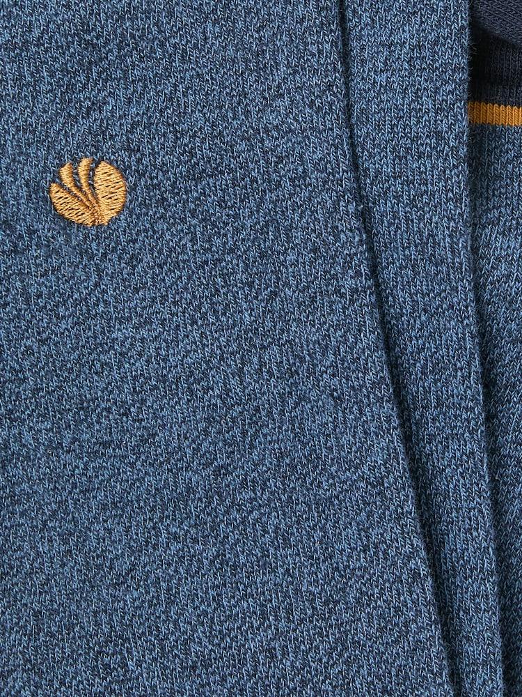 Fat Face Navy Plain Socks