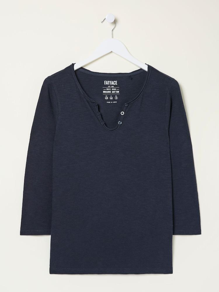 fat face Navy Porter T-Shirt
