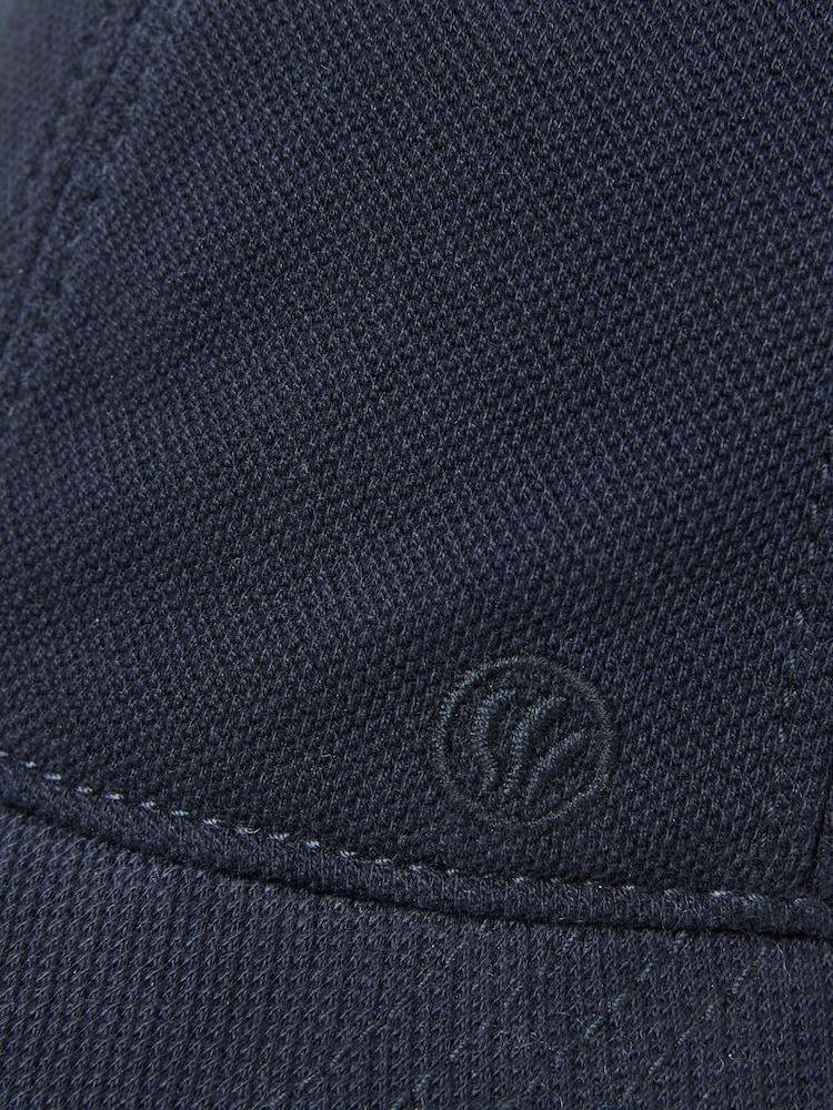 fat face Navy Textured Baseball Cap