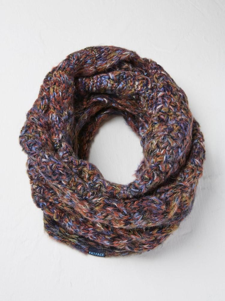 Fat Face Navy Twist Snood