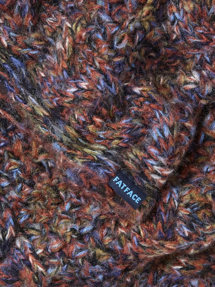 fat face Navy Twist Snood