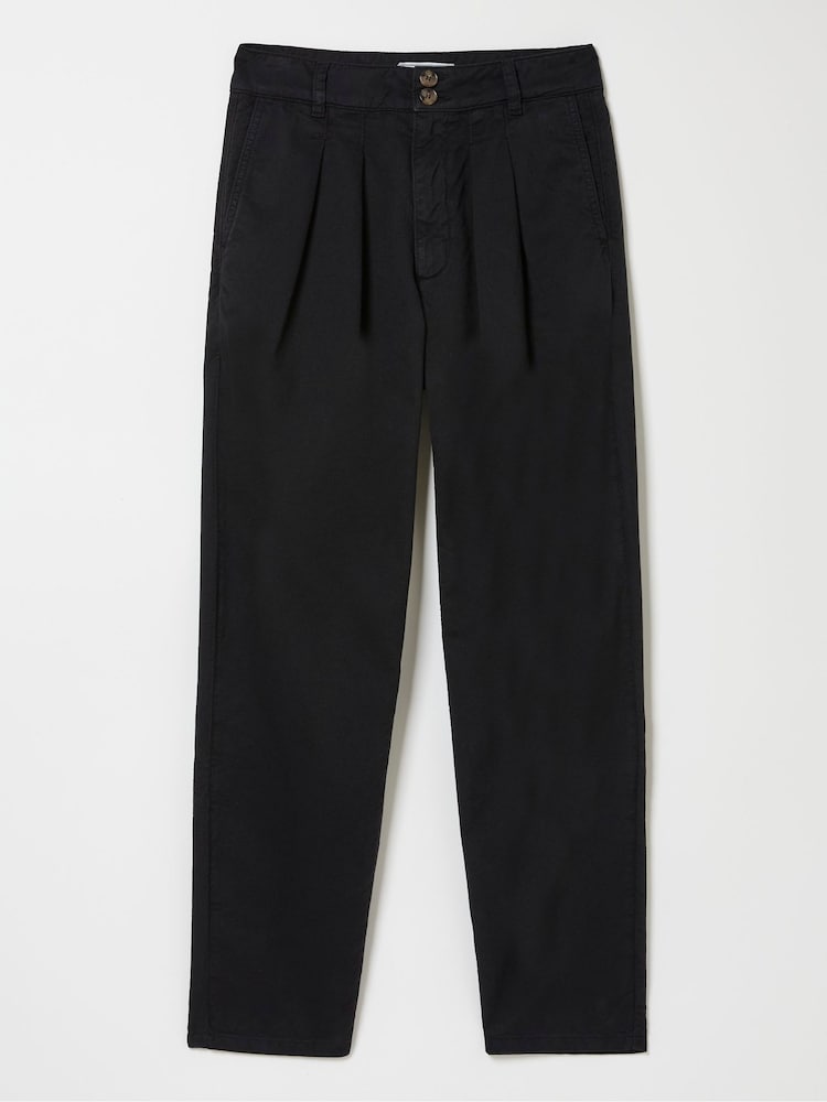 fat face Neva Black Twill Chino Trouser